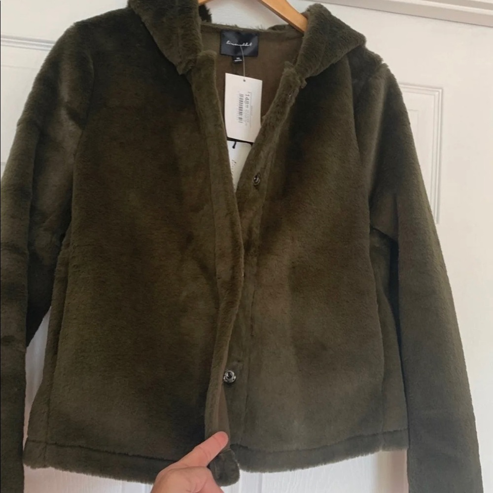 Line & Dot Andi reversible faux fur shearling jacket - Picture 7 of 13